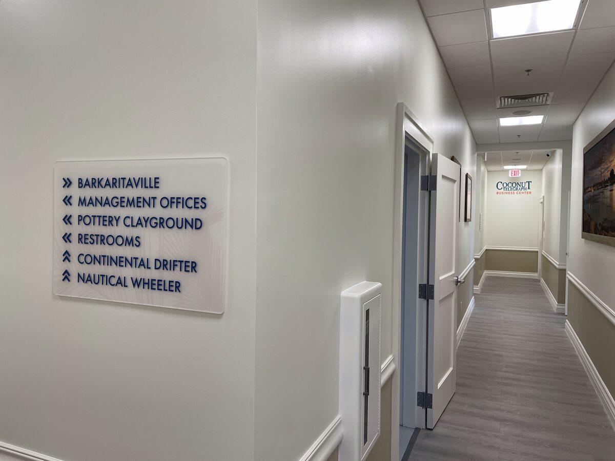 Interior ADA and wayfinding signs Jacksonville FL — Custom Graphics & Sign Designs