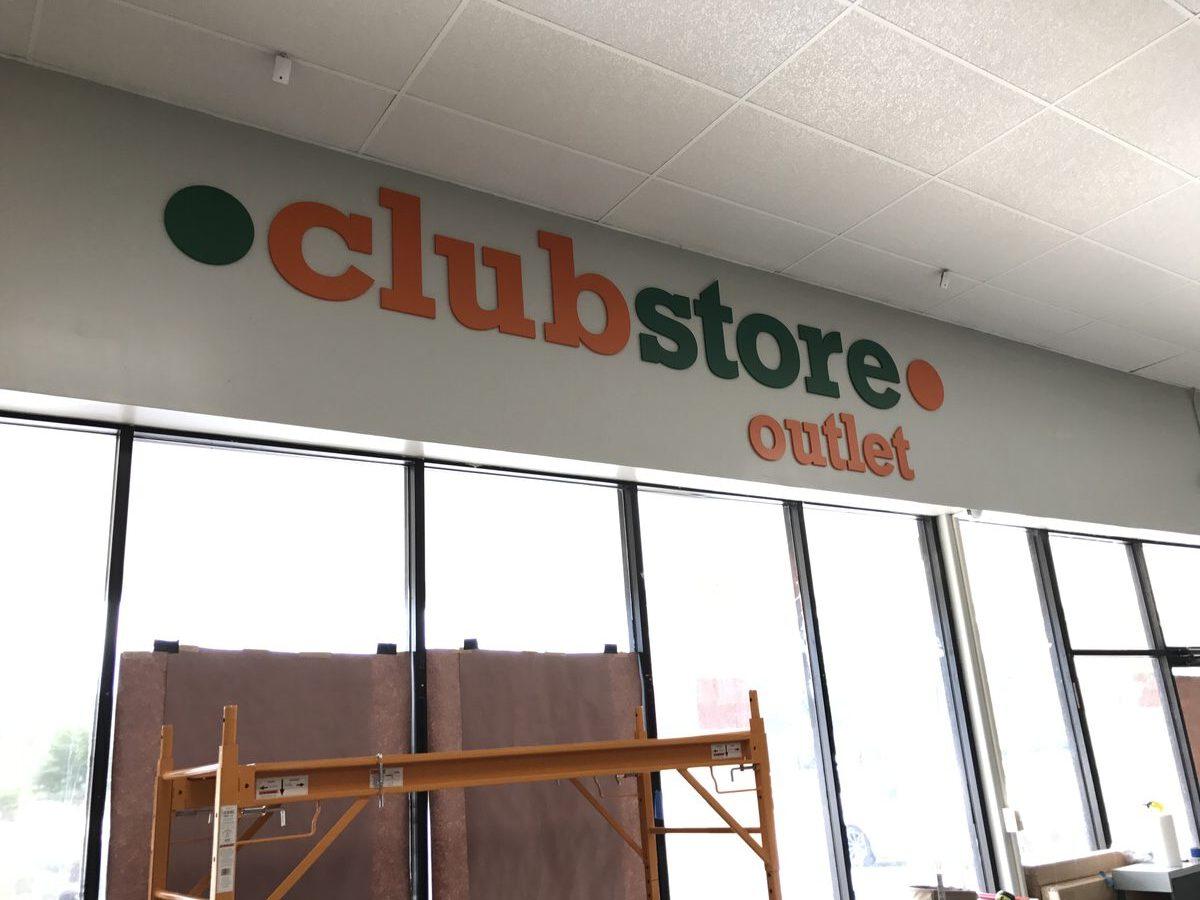 Interior painted PVC dimensional letters — Custom Graphics & Sign Designs Orange Park FL