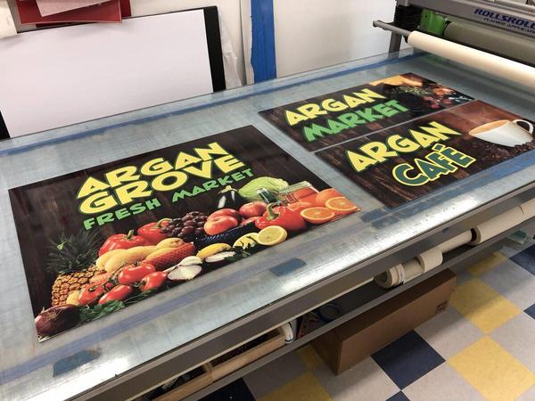 Digitally Printed Panel signs for a local grocery — Custom Graphics & Sign Designs, Orange Park FL