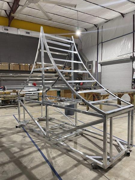Fabrication of Custom Shaped Pylon Sign Cabinet for BestBet in St. Augustine — Custom Graphics & Sign Designs