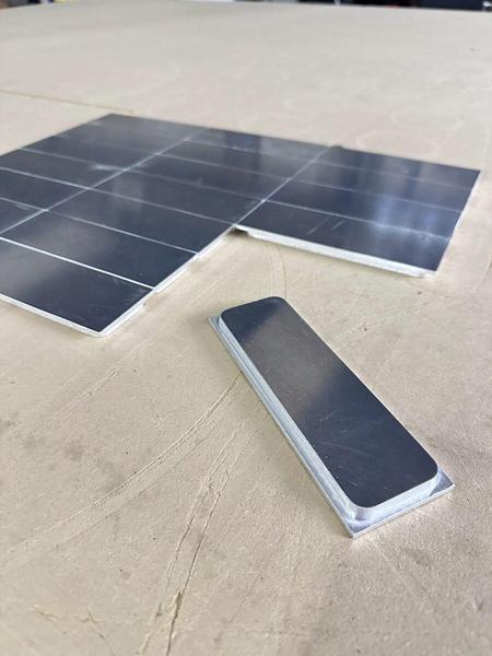 CNC cut custom aluminum end caps — Custom Graphics & Sign Designs, Northeast Florida