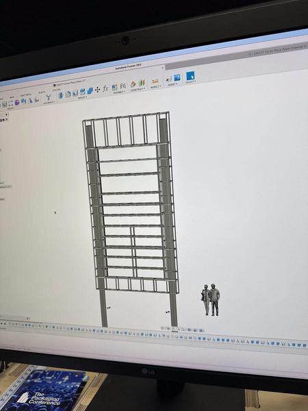 CAD Design of a multi-tenant monument sign for Girvin Plaza — Custom Graphics & Sign Designs, Jacksonville FL