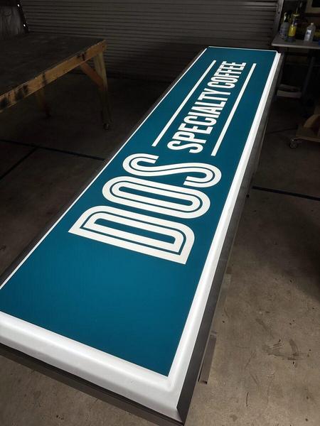 3M Translucent Vinyl graphics on Acrylic Pan Face — Custom Graphics & Sign Designs, Jacksonville FL