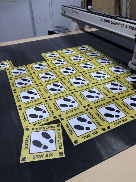 Custom floor graphics — Custom Graphics & Sign Designs