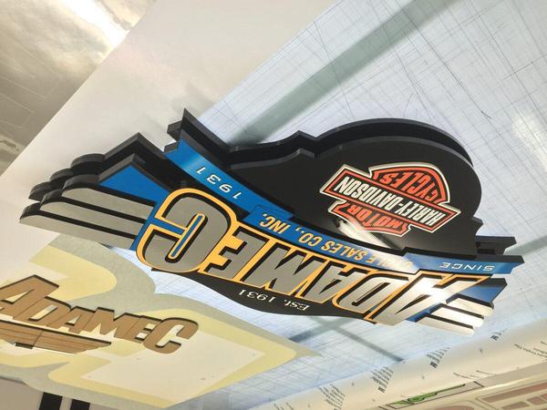Layered acrylic panel with printed graphics — Custom Graphics & Sign Designs, Orange Park FL