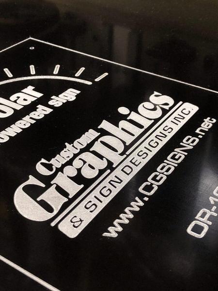 Engraved Aluminum Plaque — Custom Graphics & Sign Designs, Orange Park FL