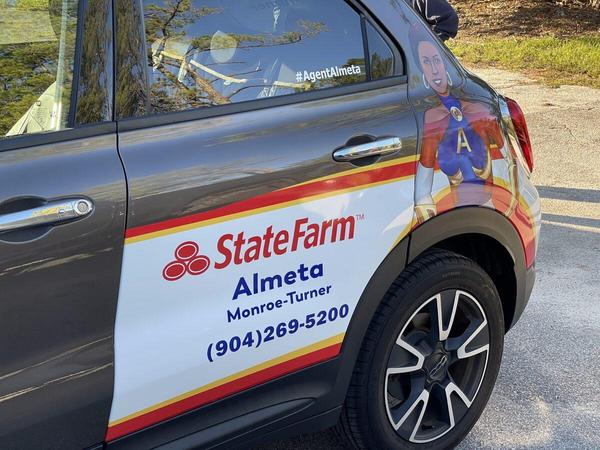 Partial wrap on Fiat 500 — Custom Graphics & Sign Designs, Jacksonville FL