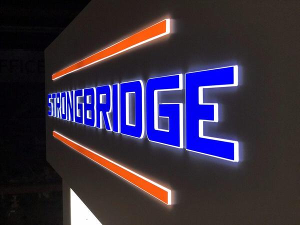 Push Through Acrylic Letters on Strongbridge Tradeshow Display — Custom Graphics & Sign Designs, Jacksonville FL