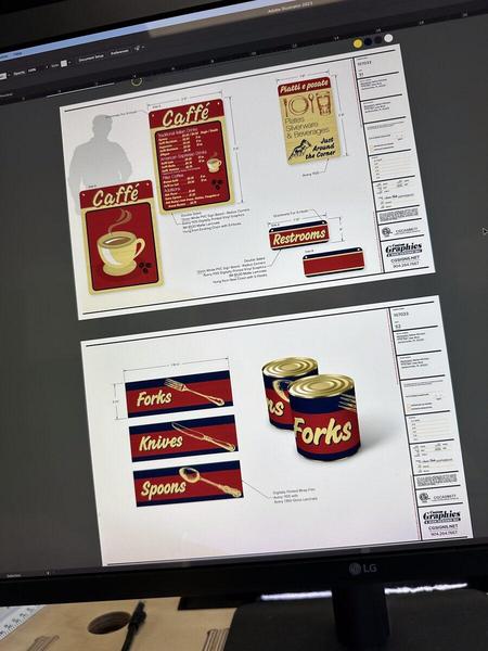Graphic design of graphic package — Custom Graphics & Sign Designs, Northeast Florida