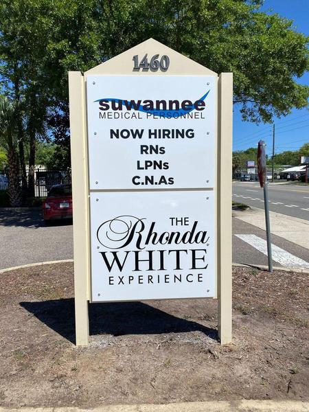Aluminum Monument Sign with Acrylic Panels — Custom Graphics & Sign Designs, Jacksonville FL