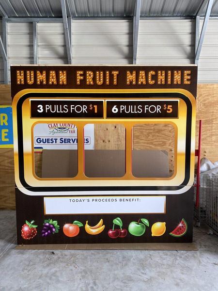 Fabricated photo prop for clay county fair — Custom Graphics & Sign Designs