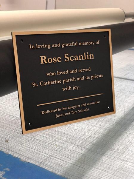 Cast Bronze Plaque — Custom Graphics & Sign Designs, Orange Park FL