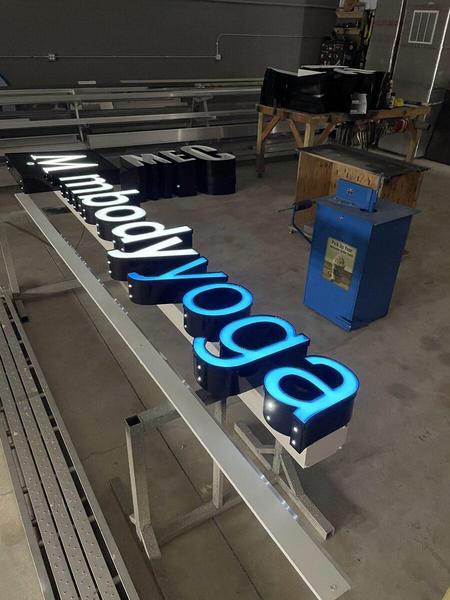 Raceway Mounted Channel Letters — Custom Graphics & Sign Designs, Jacksonville FL