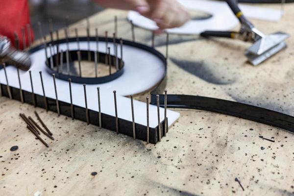 Fabrication of Acrylic Channel Letter Faces with Trim Cap — Custom Graphics & Sign Designs, Jacksonville FL